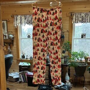 Burt's Bees Festive Tree Print Pajama Pants